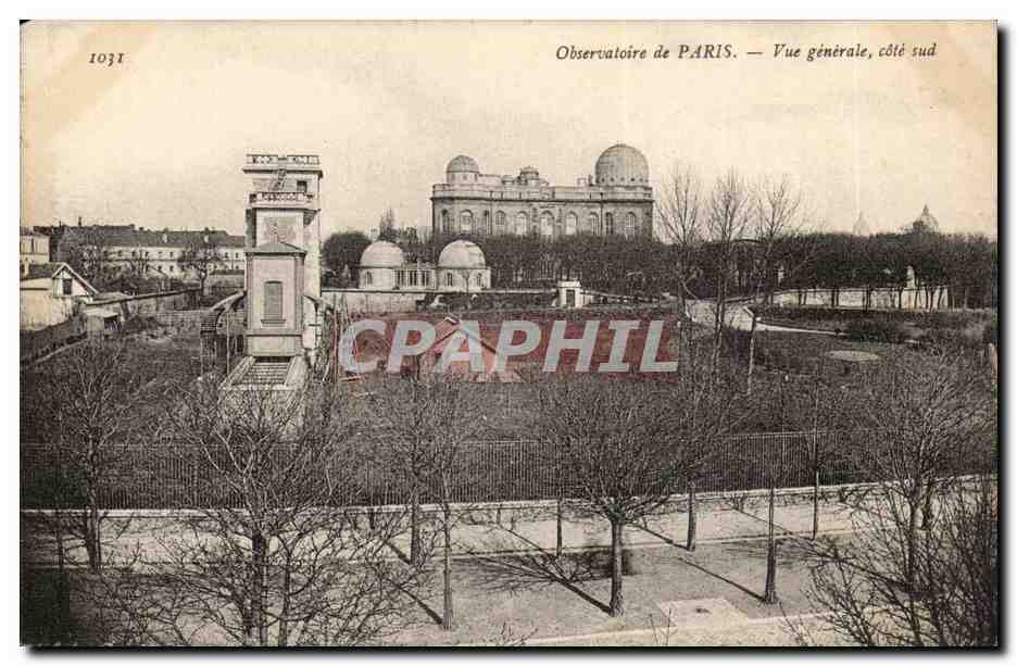 Observatoire de PARIS — Vue générale, côté sud — CPAPHIL
