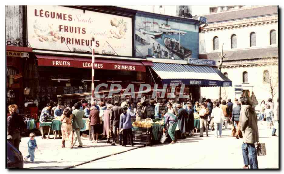 Paris 14 - PHOTO Annees 1970 - Legumes - Fruits - Primeurs 