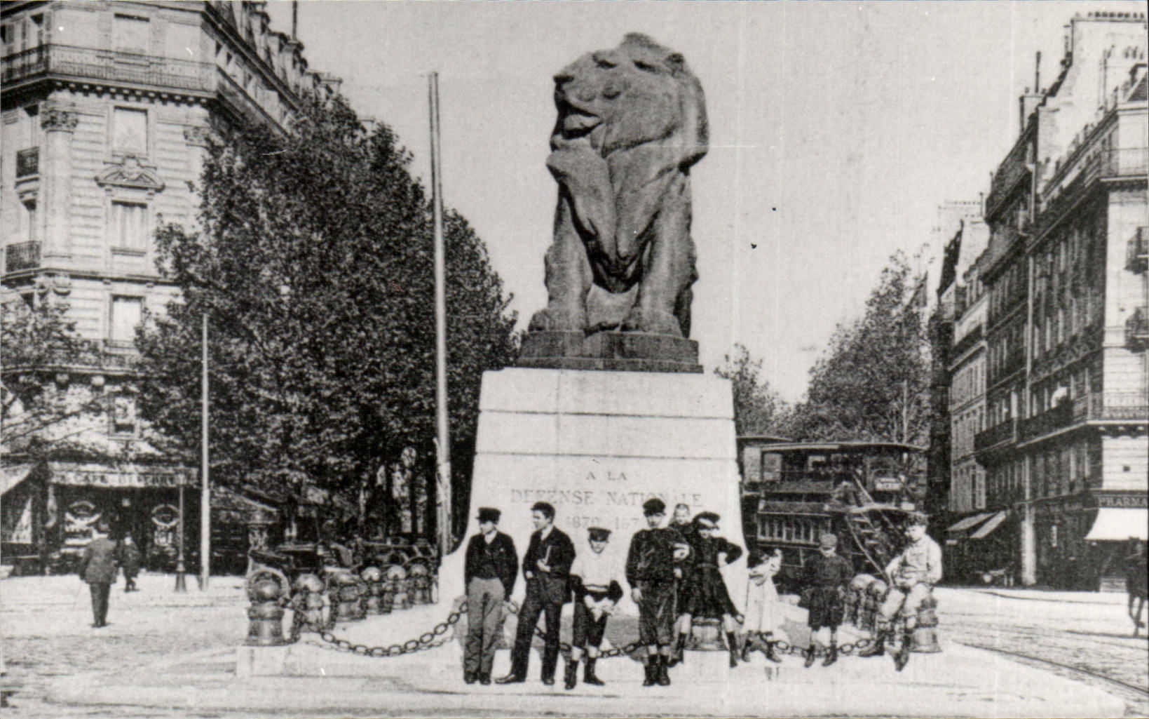 Paris 14 REPRODUCTION - Le Lion de Belfort - Place Denfert Rochereau - CPA