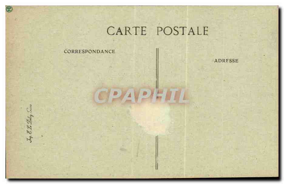 Paris 14 Paris d'Autrefois - Boulevard Porte Royale - Cloitre de l'Abbaye - Maternite - CPA  — Rückseite