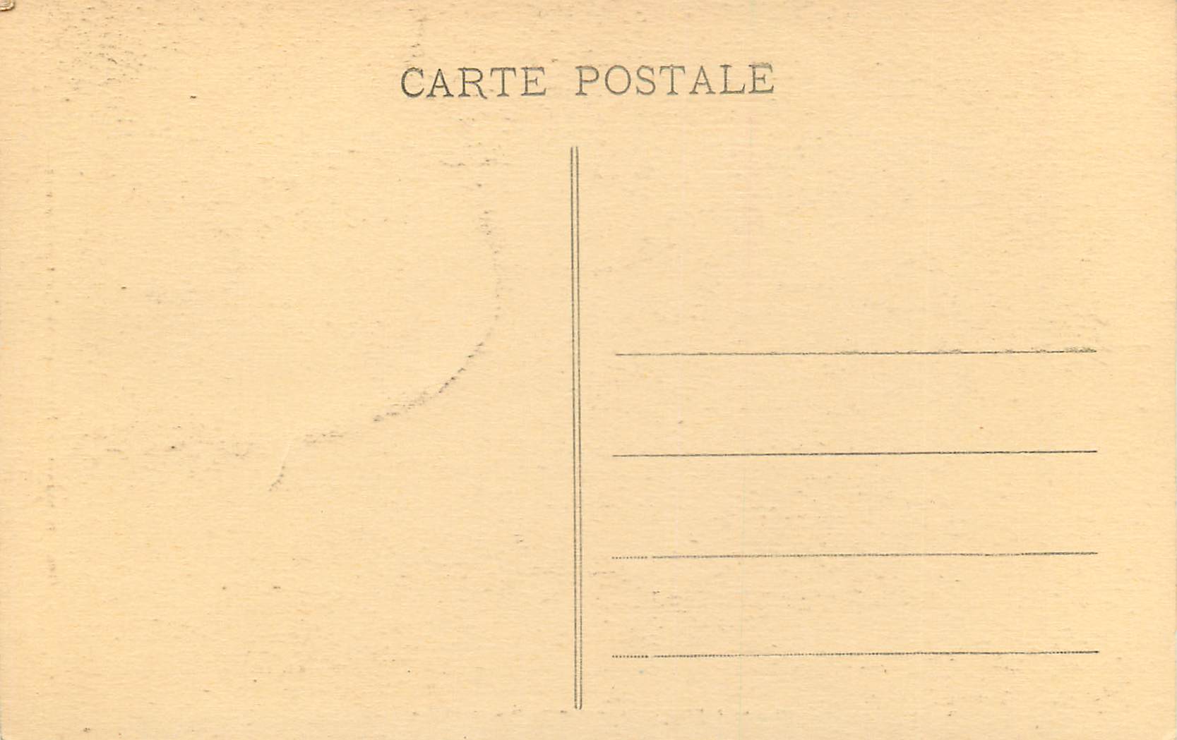 CPA Route tortueuse de pierrefort au pont de lausiac Automobile — Rückseite