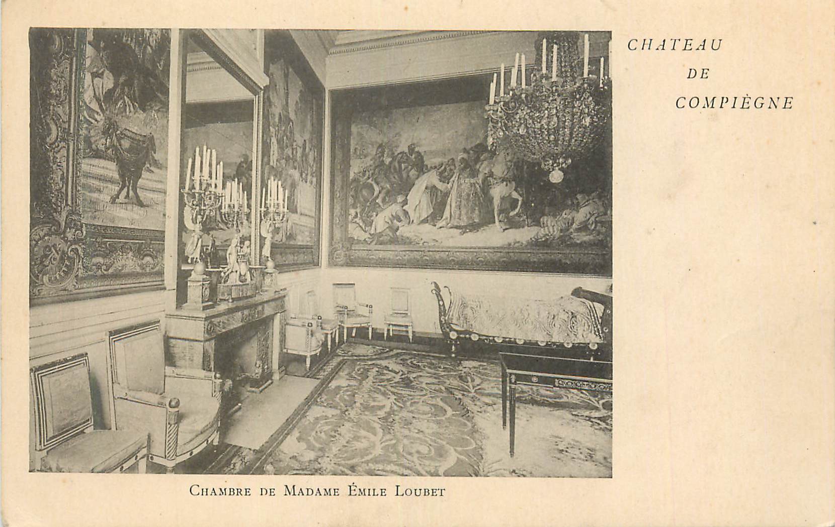 CPA Chambre de madame emile loubet