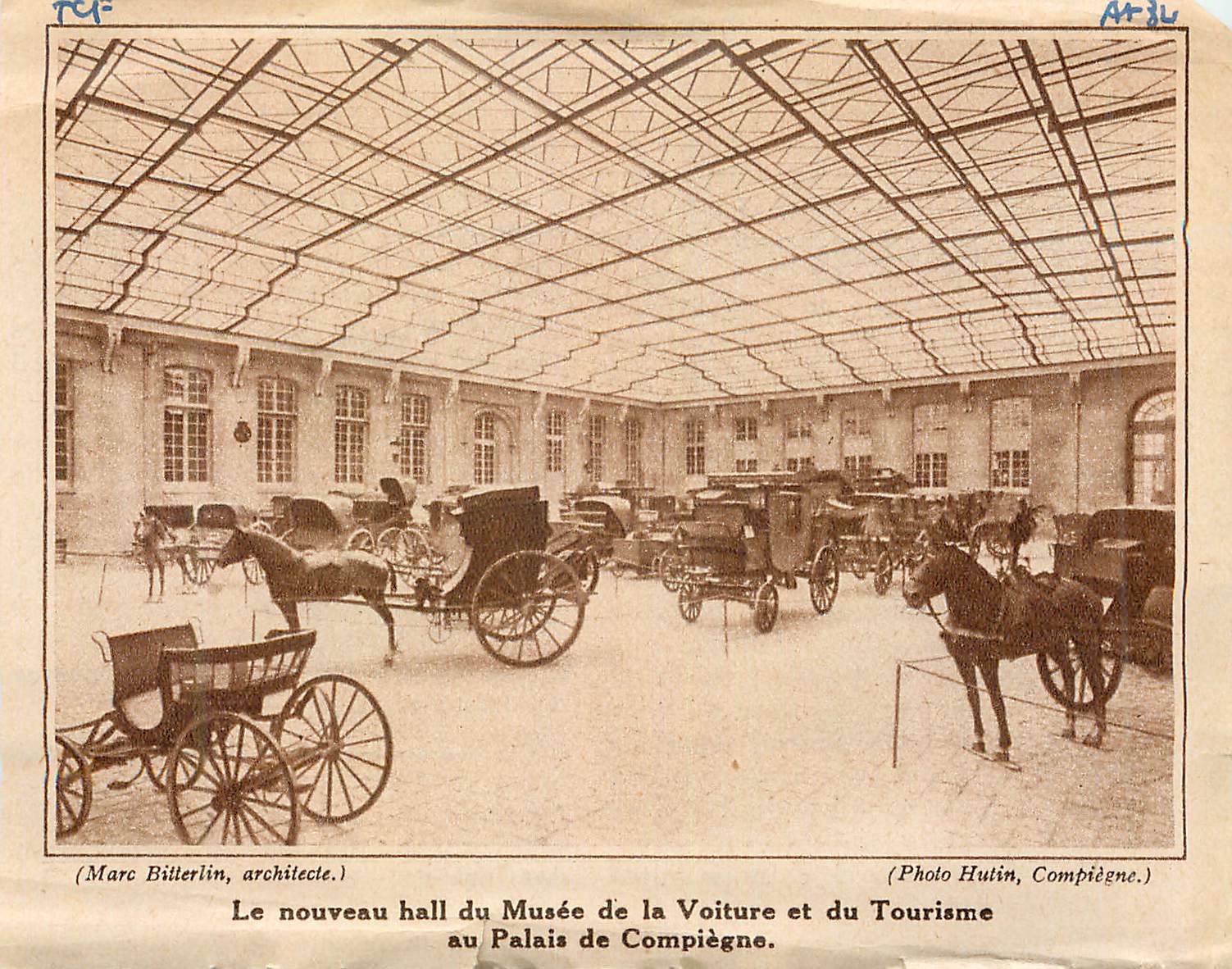 CPA Le nouveau hall du musee de la voiture et du tourisme au palais de compiegne