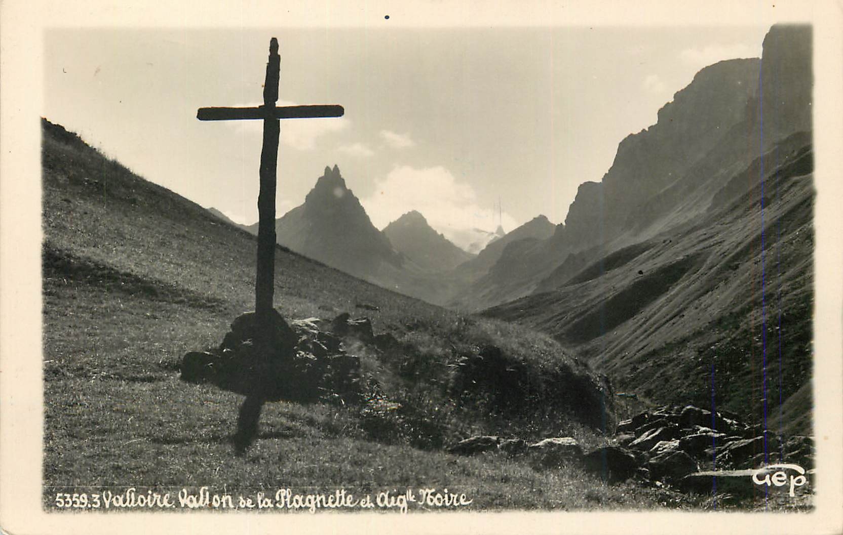 CPM 5359 3 valloire vallon de la plagnette et aiguille noire
