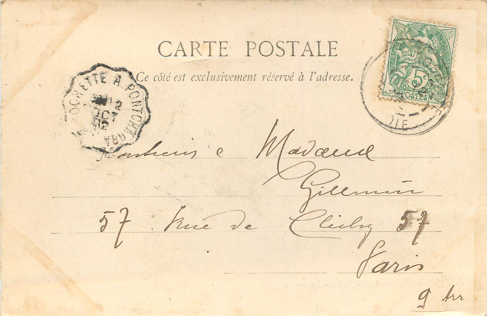 CPA 79 environs d allevard la rochette (savoie) — Rückseite