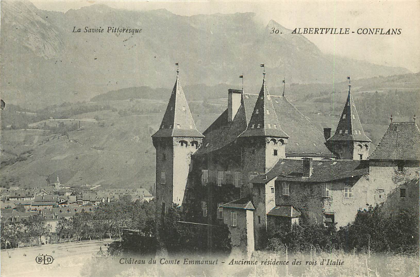 CPA Chateau du comite emmanuel ancienne residence des rois d italie