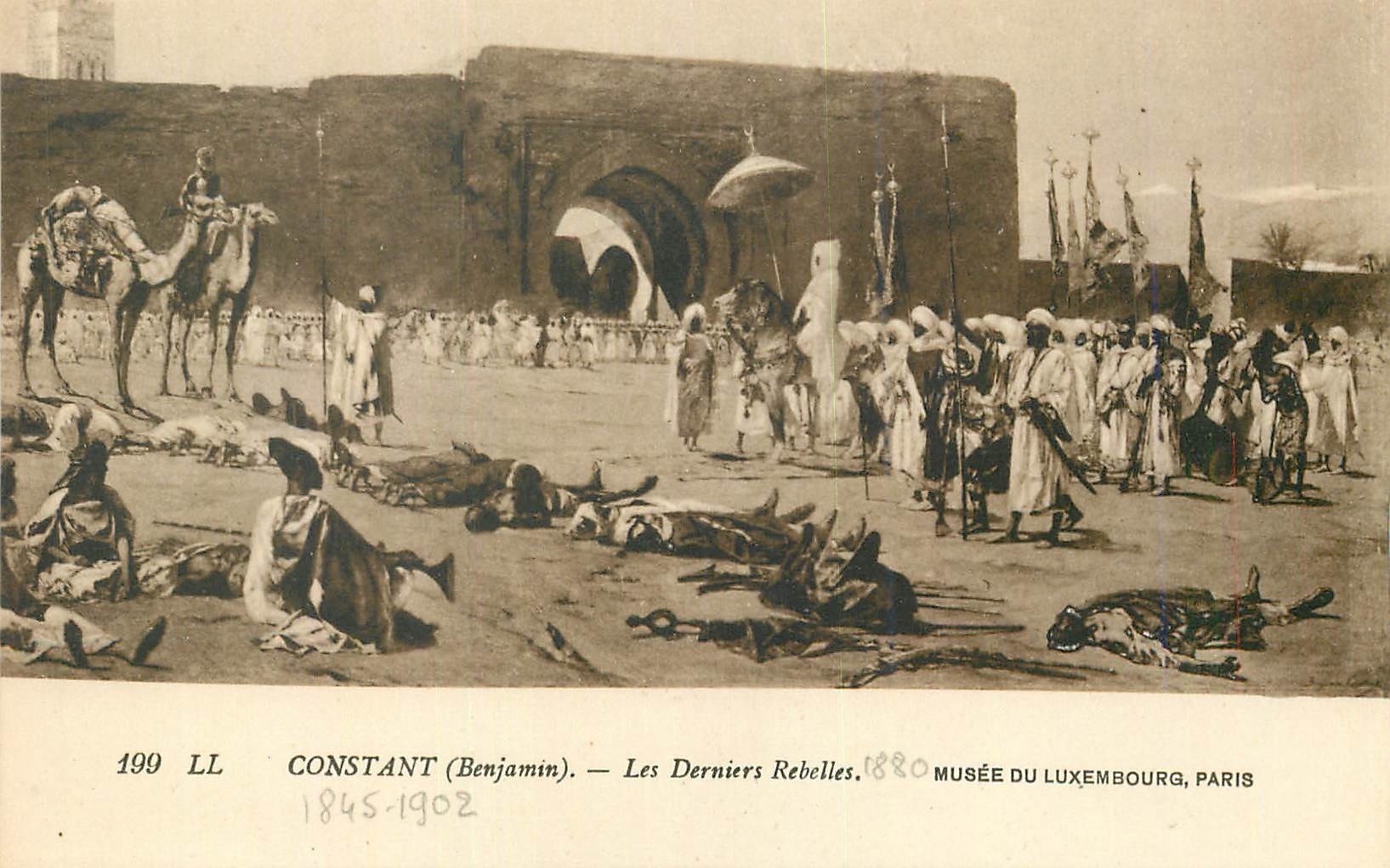 CPA 199 ll constant (benjamin) les derniers rebelles musee de luxembourg paris