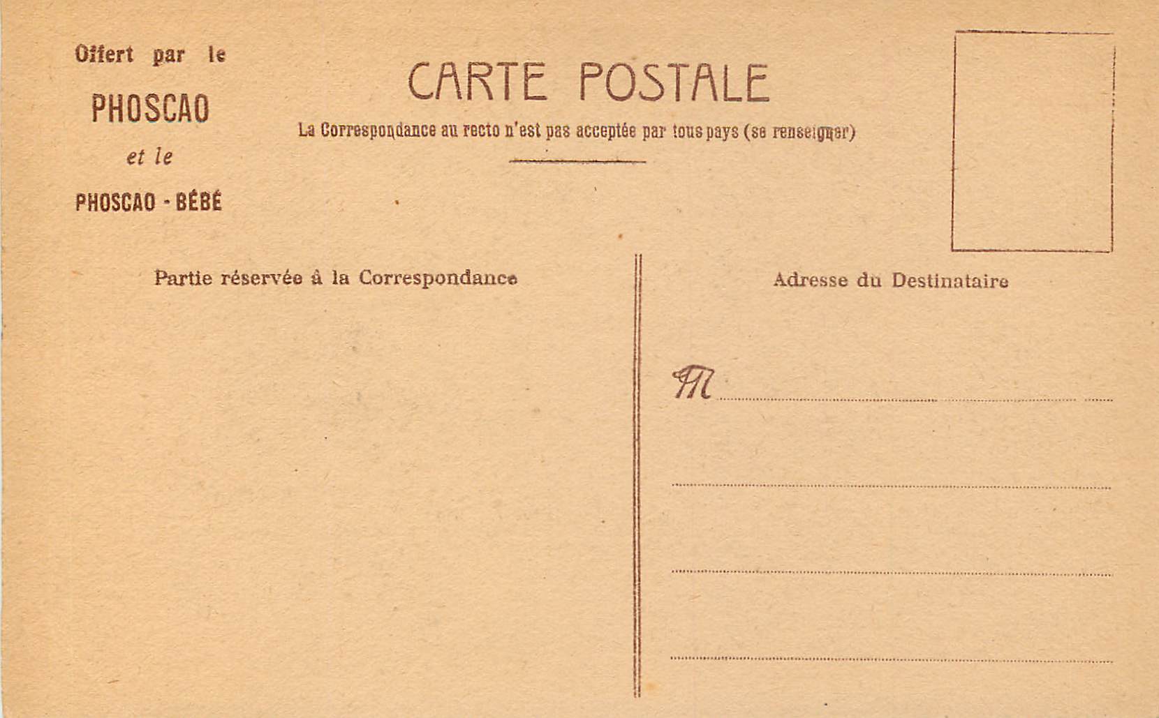 CPA L epave Peche — Verso