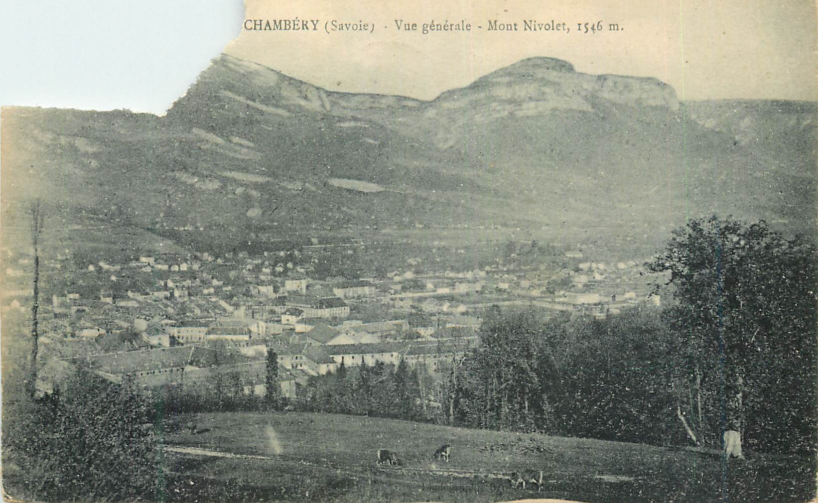 Chambéry (Savoie) — Vue générale — Mont Nivolet, 1546 m.