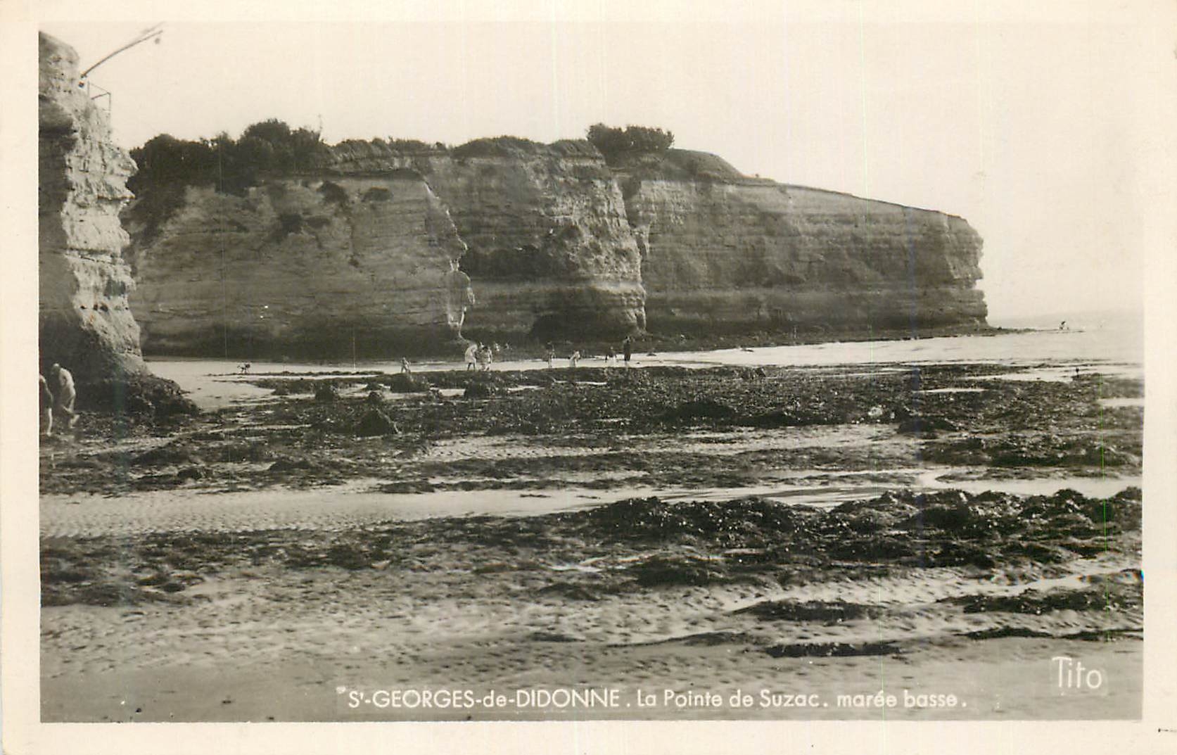 CPM St georges de didonne la pointe de suzac maree basse