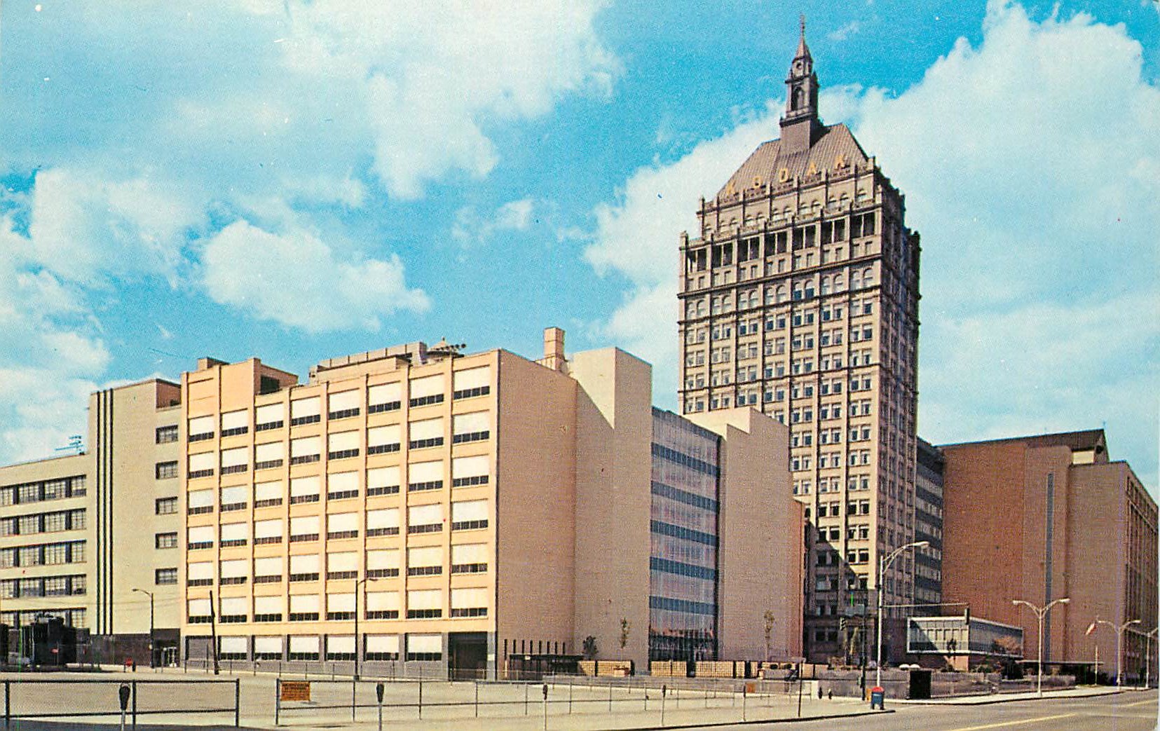 CPM Rochester n y the kodak office including the new plaza and administrative building