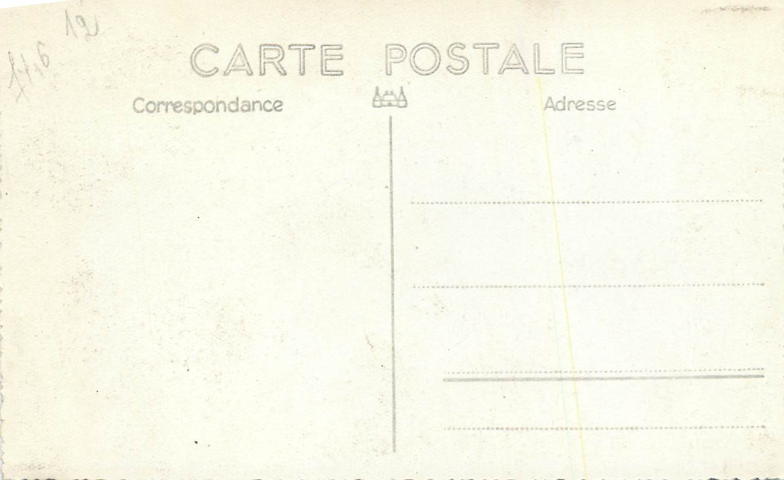 Palais impérial — vue panoramique — éditeur non identifié, n° de série 816 — Verso