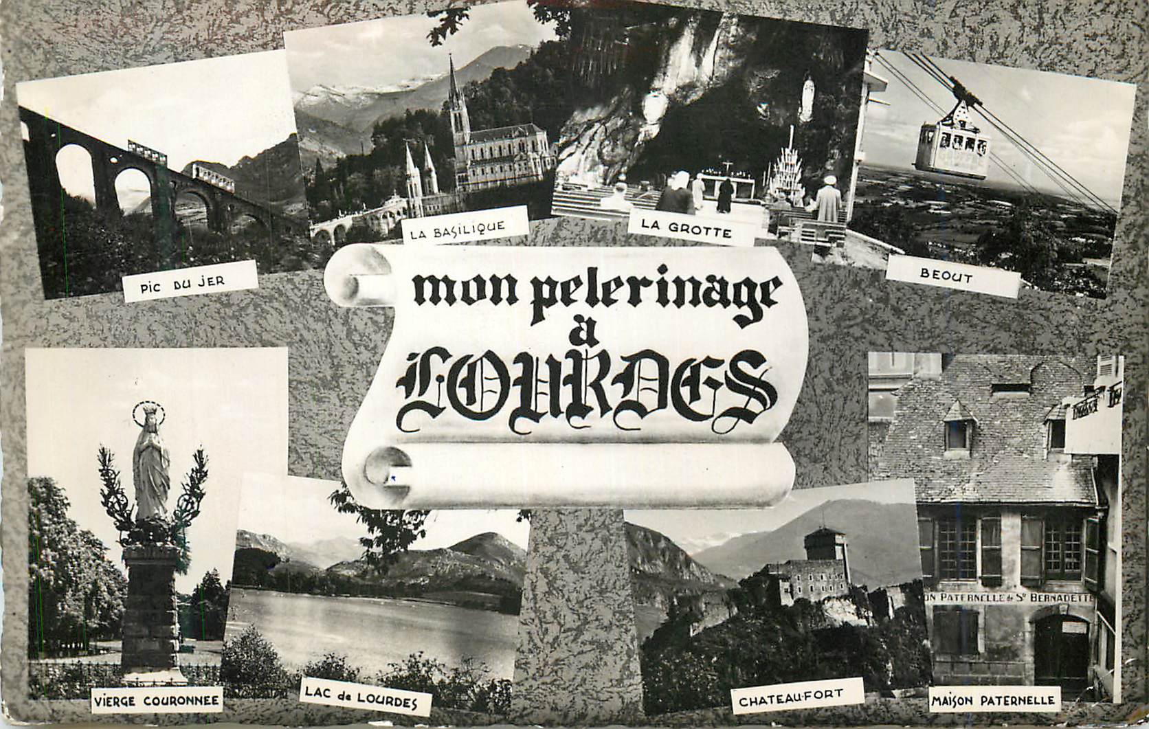 CPM A 37 souvenir de lourdes