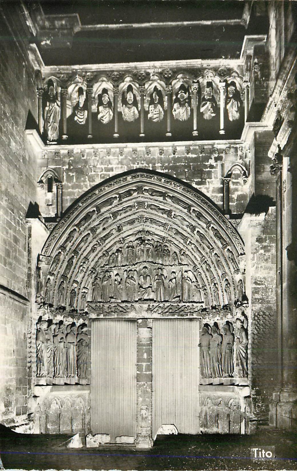 CPM Bordeaux 5038 cathedrale st andre porte royale