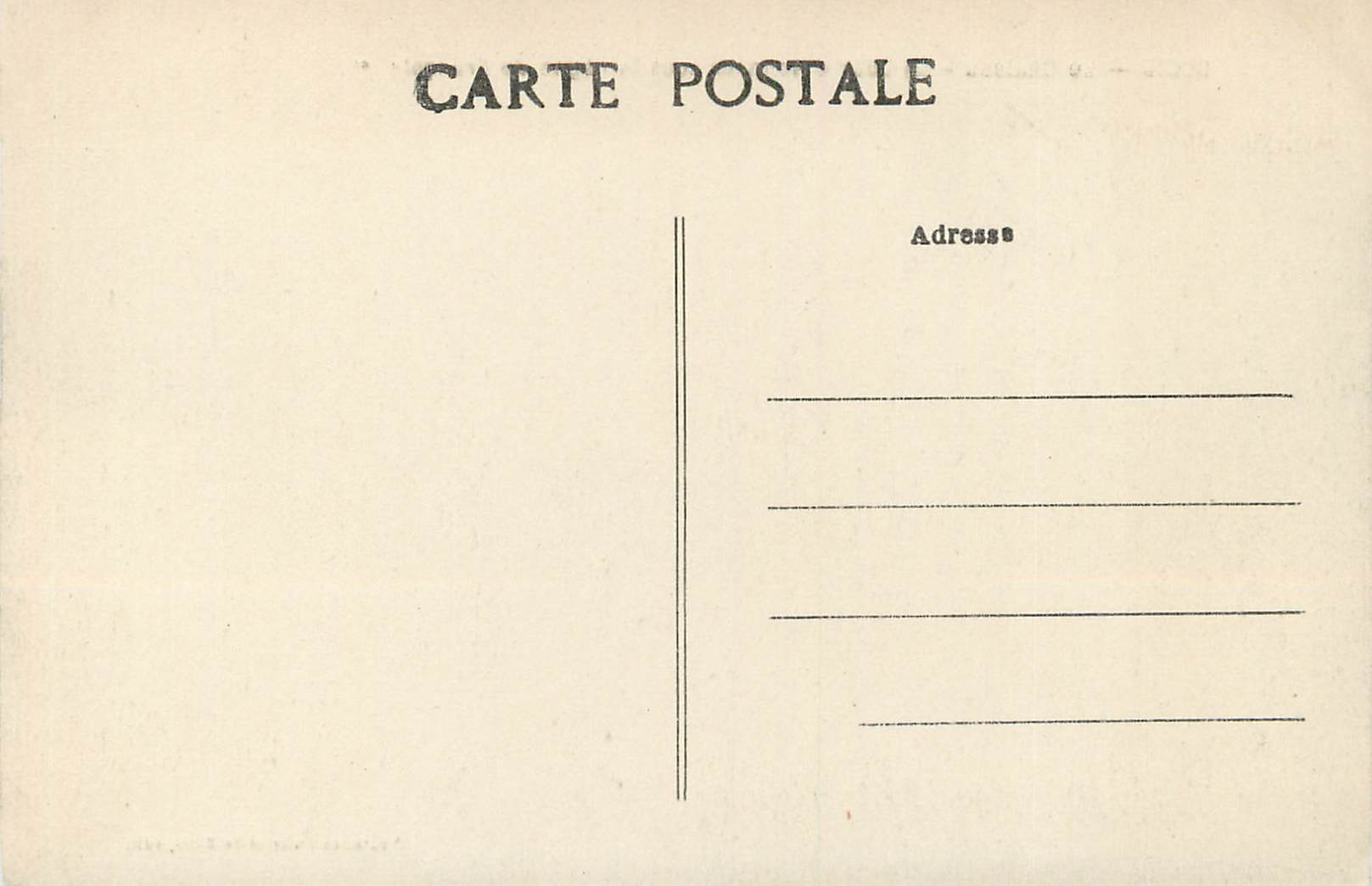 CPA Blois le chateau la cour d honneur sous le regne de francois 1 — Verso