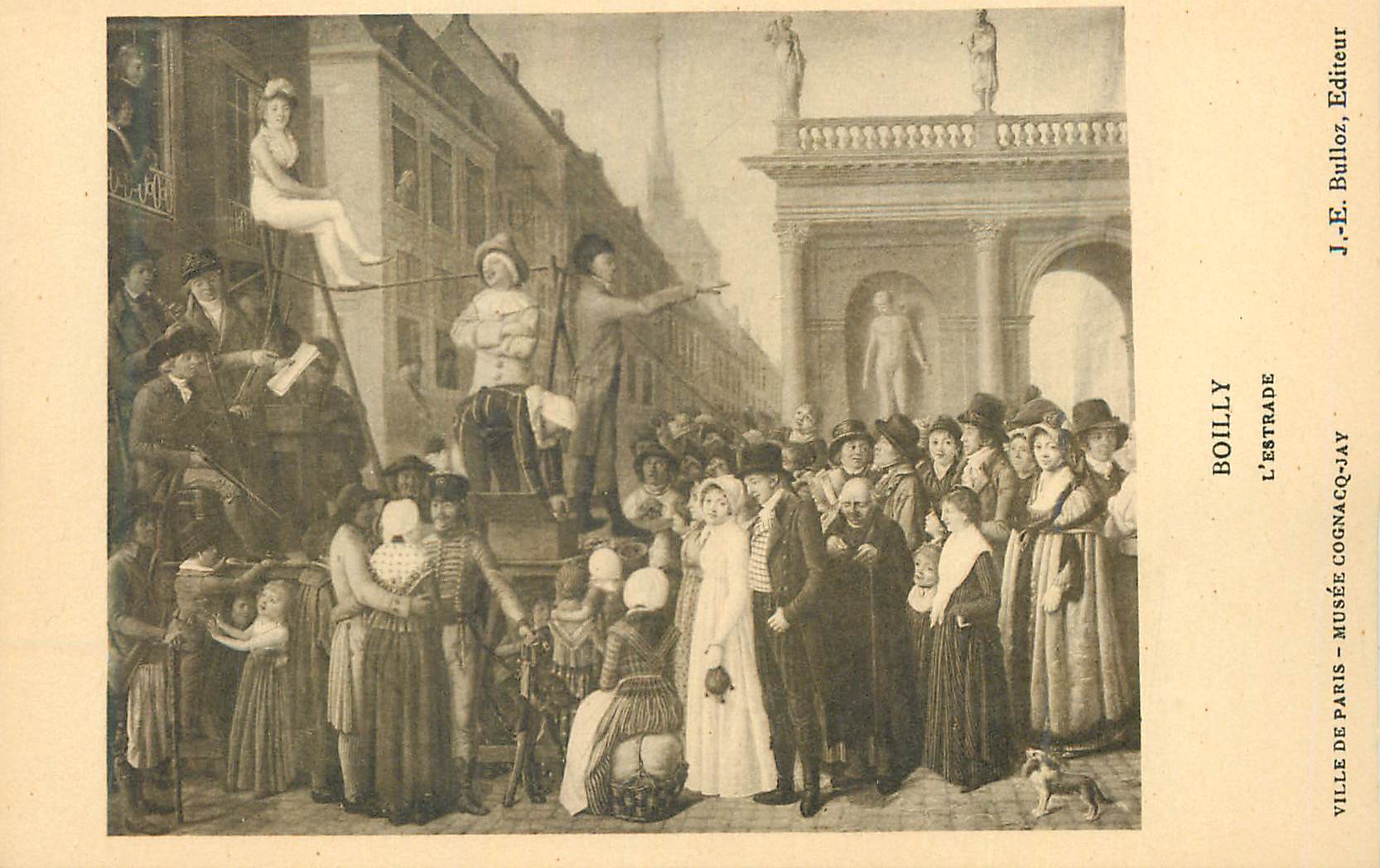 CPA Boilly l estrade ville de paris musee cognacq jay