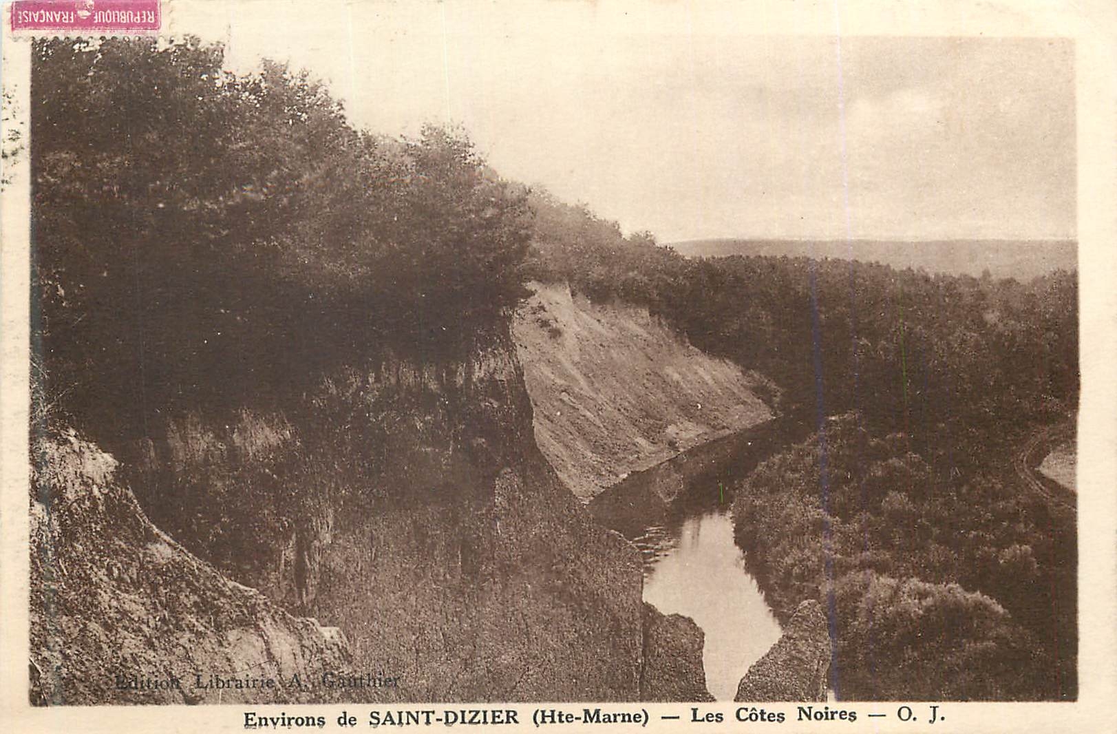 CPA Environs de saint dizier (hte marne) les cotes noires o j