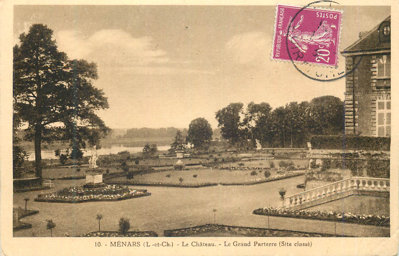 Ménars (L-et-Ch) - Schloss - Der Große Parterre (Klassifizierter Ort)