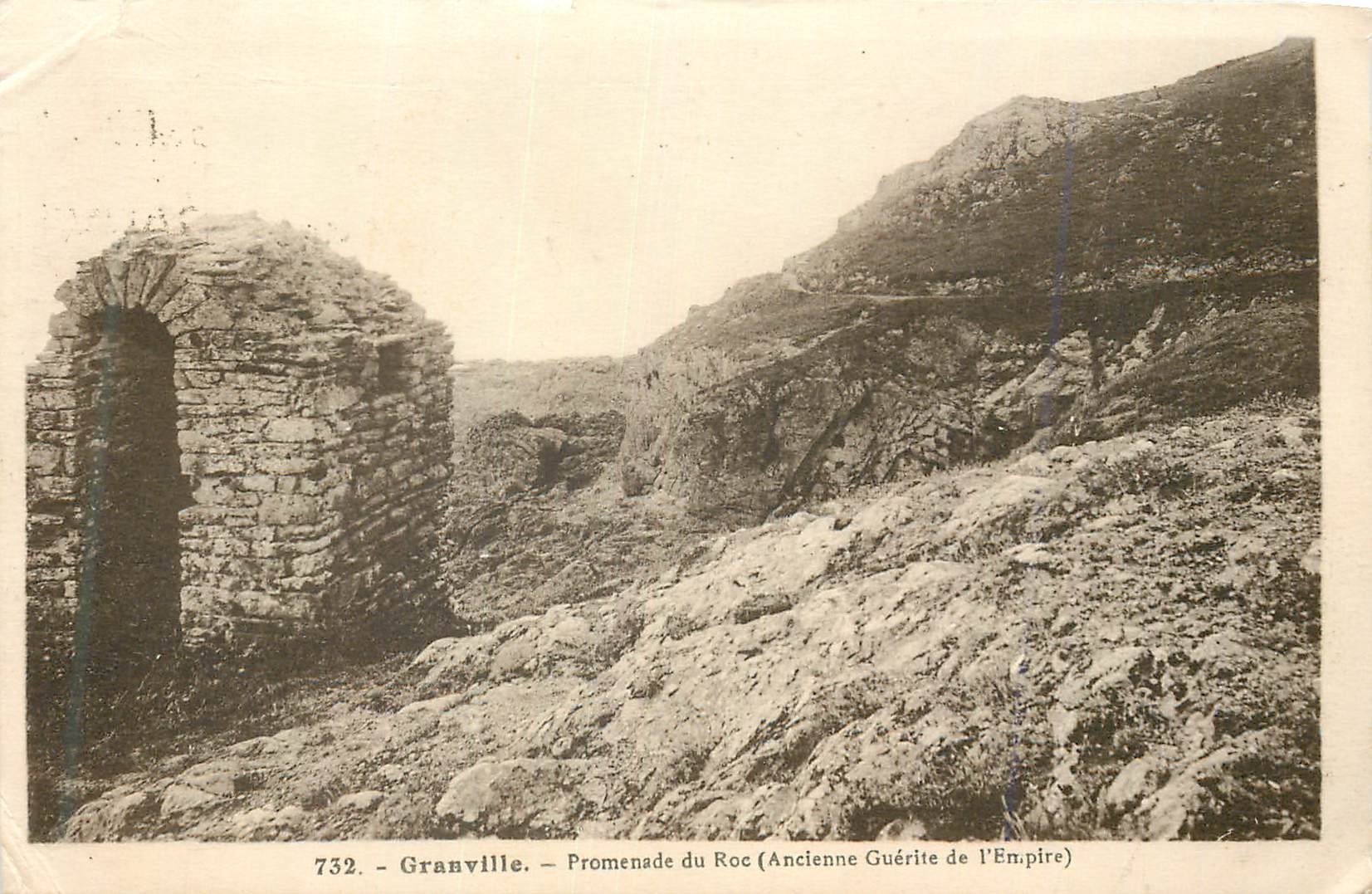 Granville — Promenade du Roc (Ancienne Guérite de l'Empire) — série 732