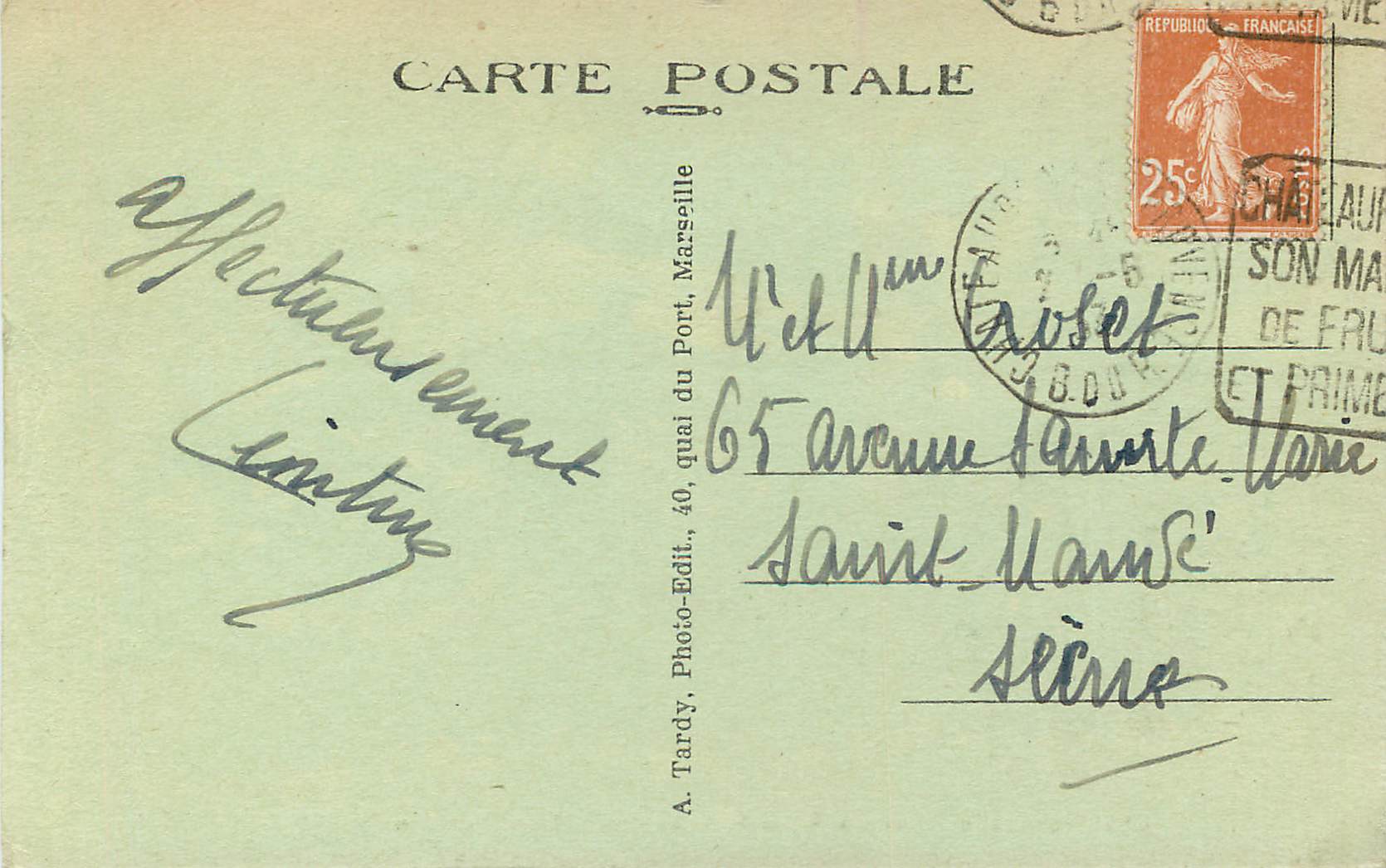 CPA Chateaurenard (b du r) les tours du vieux chateaux (mont hist du xii siecle) — Rückseite