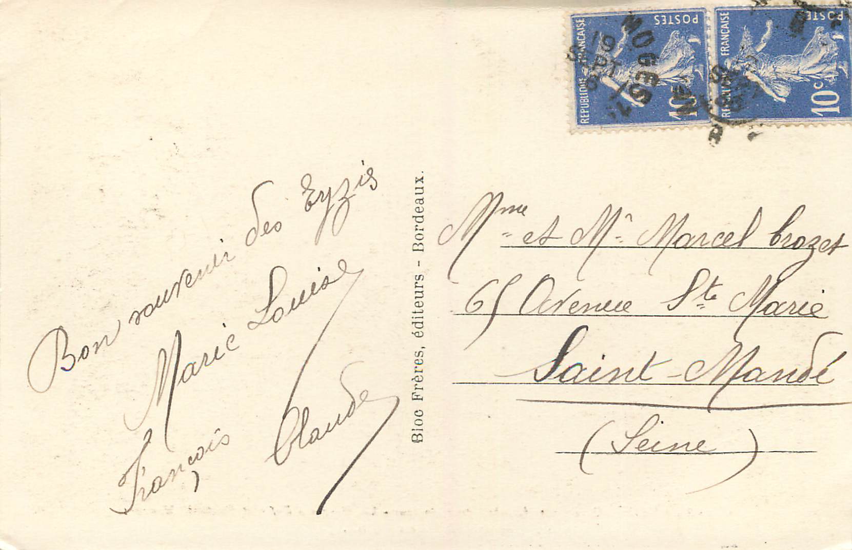 Les Eyzies (Dordogne) — Capitale préhistorique — Les Gorges d'Enfer et Route de Manaurette — Bords de la Vézère — L. Mercier — Back