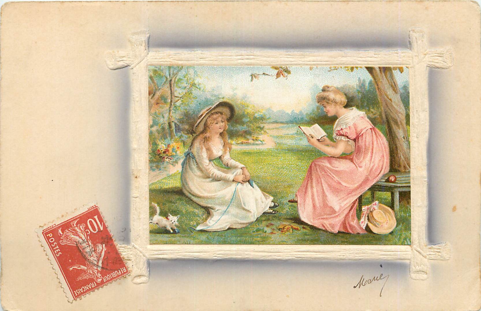 CPA Fantaisie Femme
