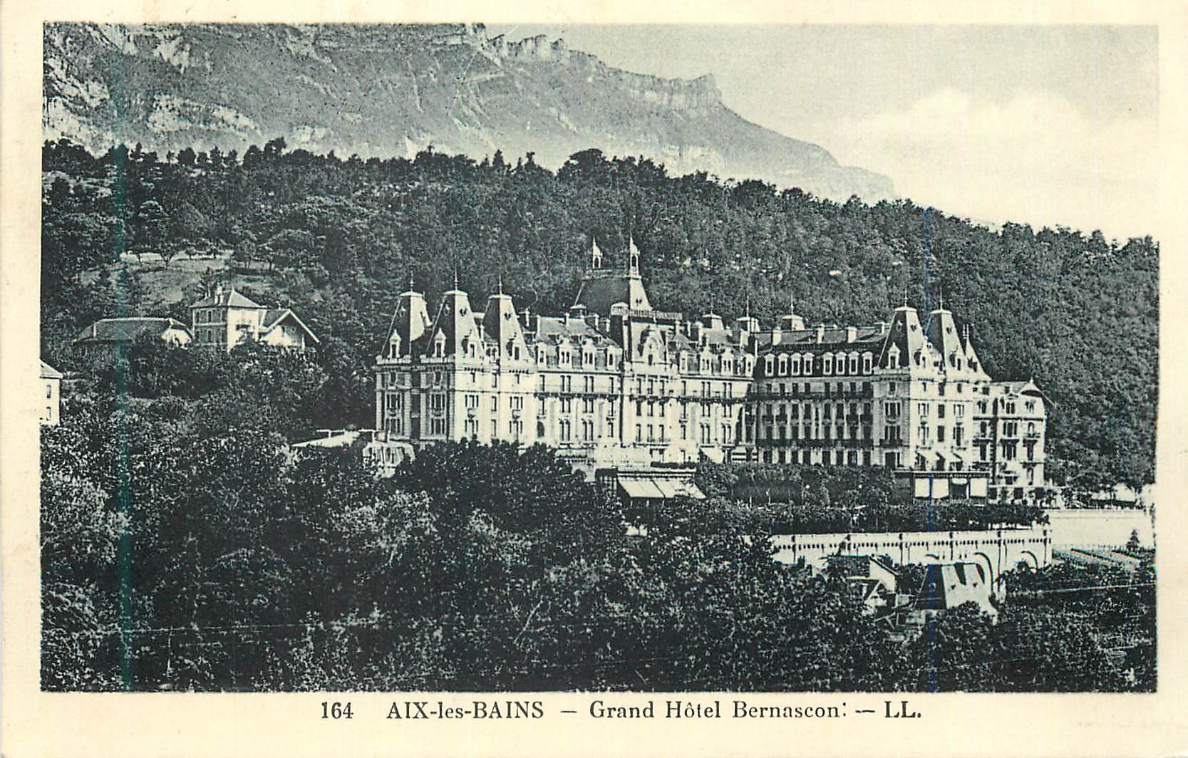 CPA 164 aix les bains grand hotel bernascon ll