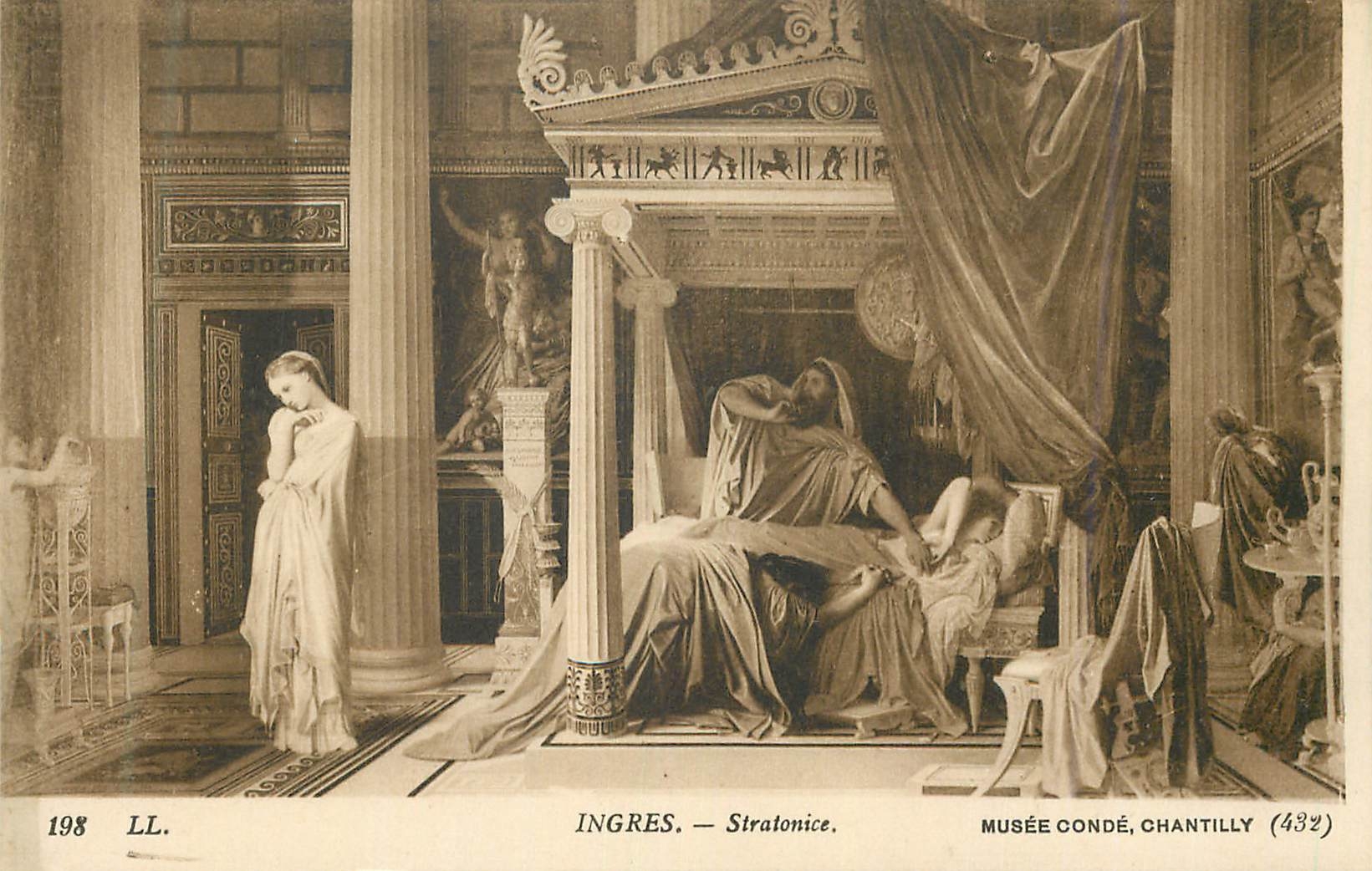CPA Ingres stratonice musee conde chantilly