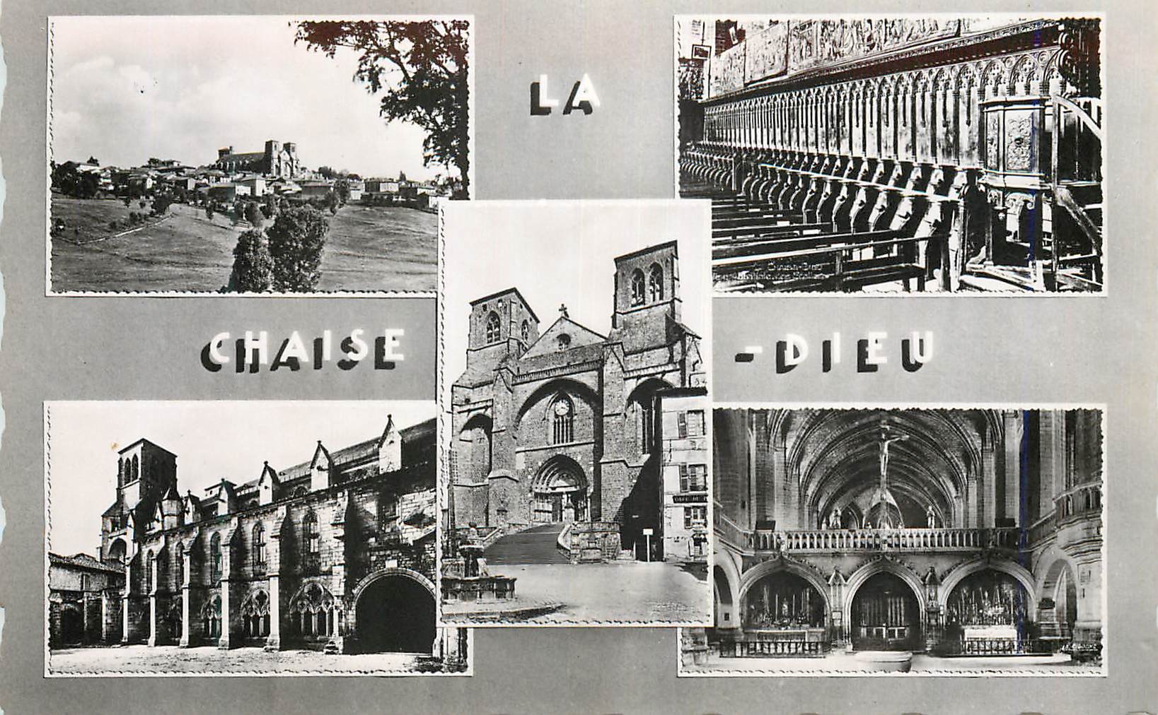 La Chaise-Dieu — Abbaye — Vue générale et intérieurs