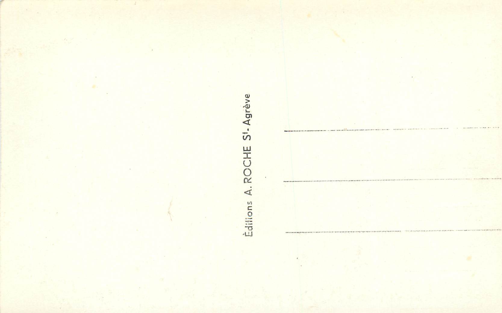 La Loire et son 1er affluent au Pont Perbier de Joux alt. 1.554 — Éditions A. ROCHE St-Agrève — Verso