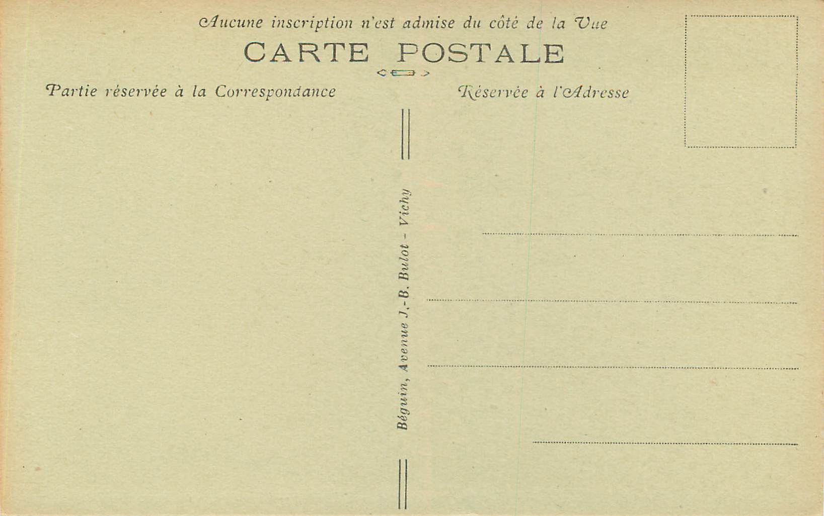 La Chaise-Dieu — Das alte Tor der Abtei — Ideal, n° 8427 — Rückseite
