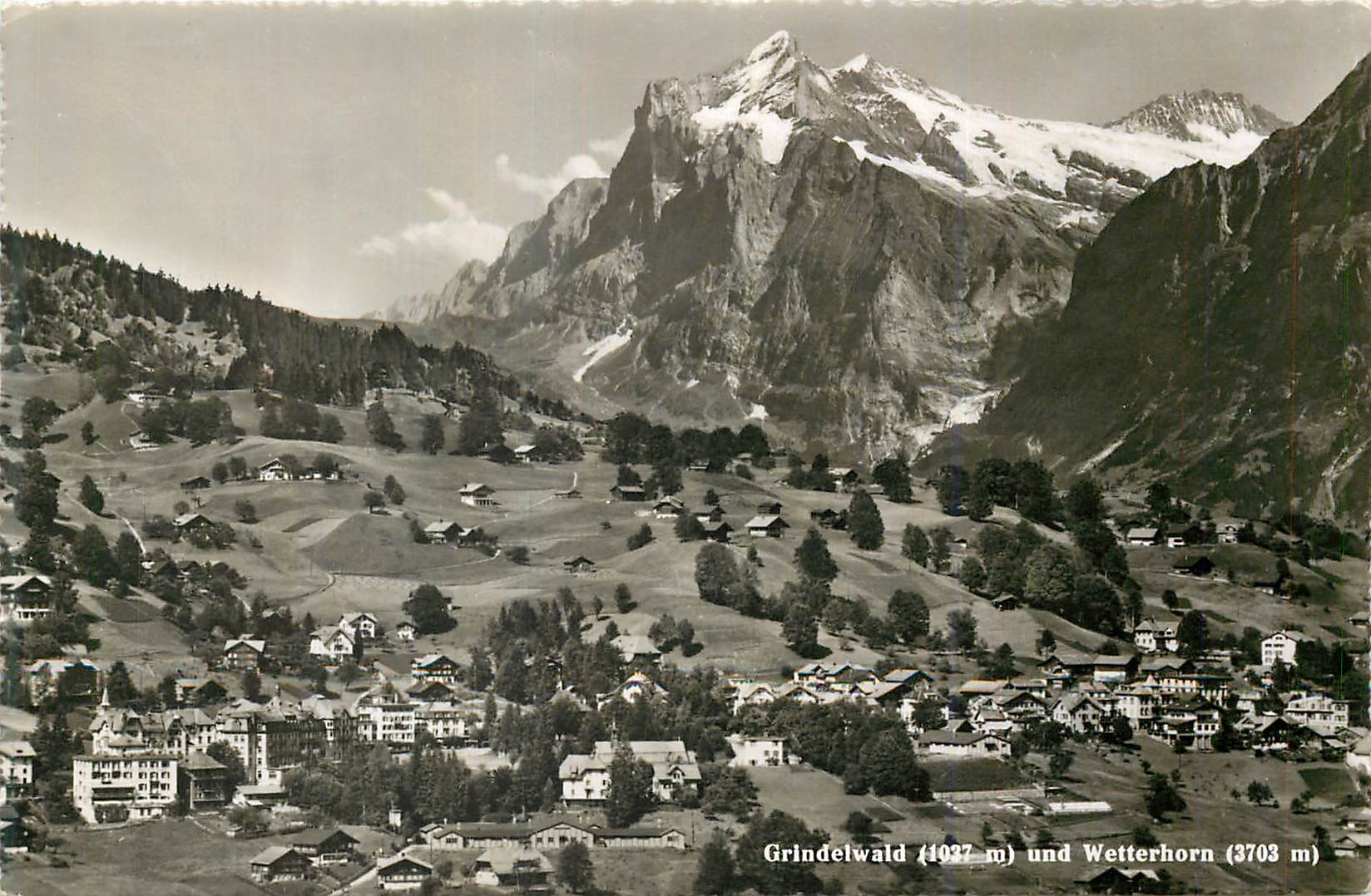 CPM Grindelwald (1937 m) und wetterhorn (3703 m)