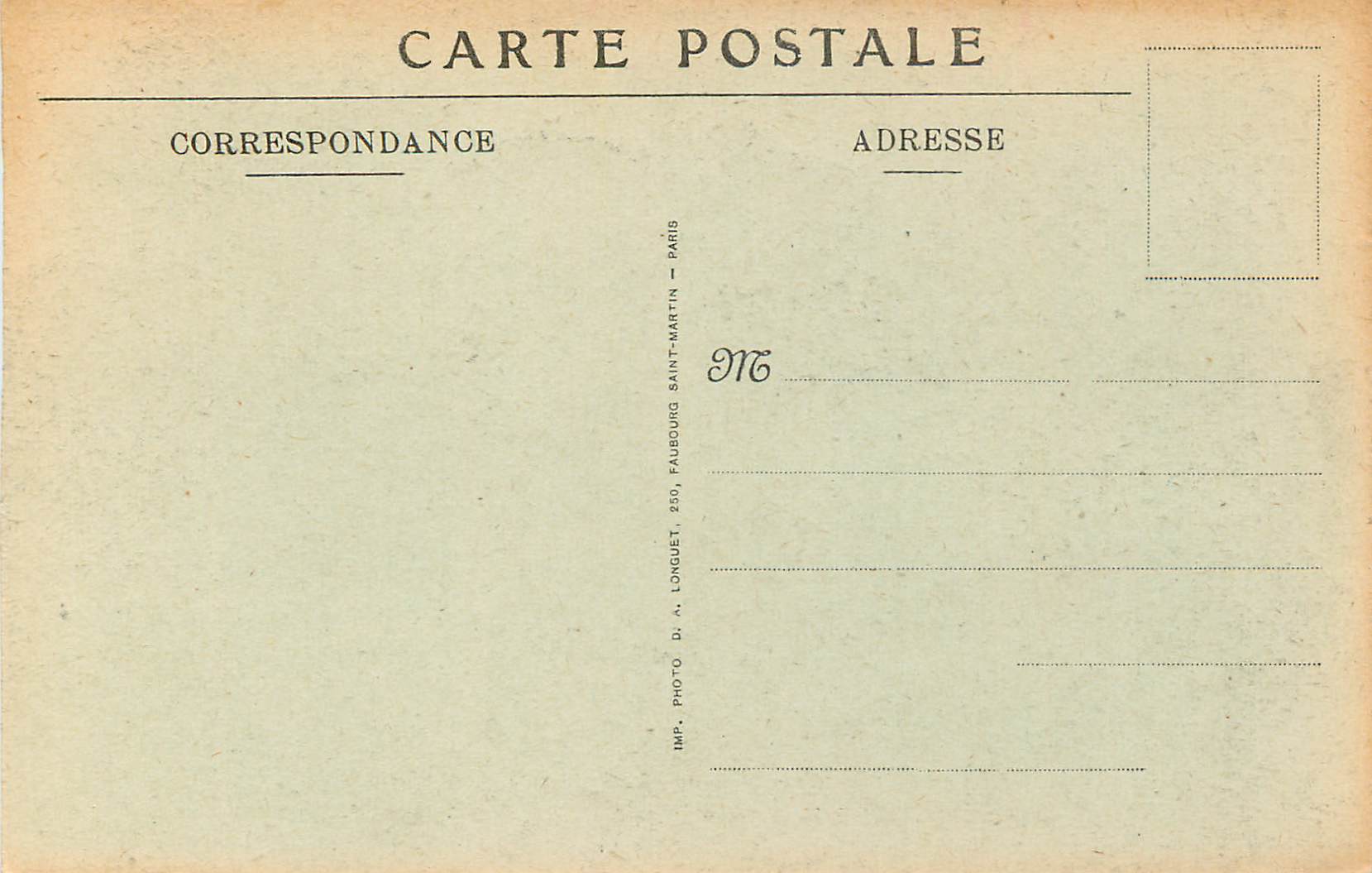 CPA Basilique du sacre coeur de montmartre v n n 14 crypte deambulatoire et chapelle saint pierre — Rückseite