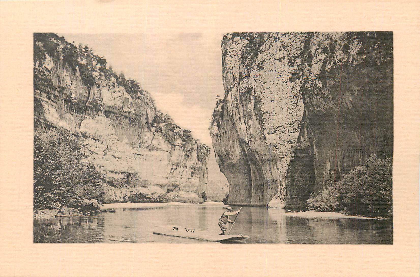 CPA 38 gorges du tarn le defile des detroits nd