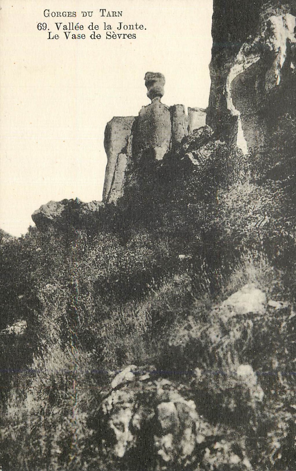 CPA Gorges  du tarn 69 vallee de la jonte le vase de sevres