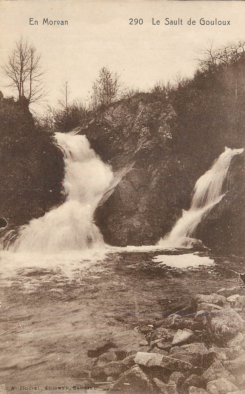 CPA En morvan 290 le sault de gouloux