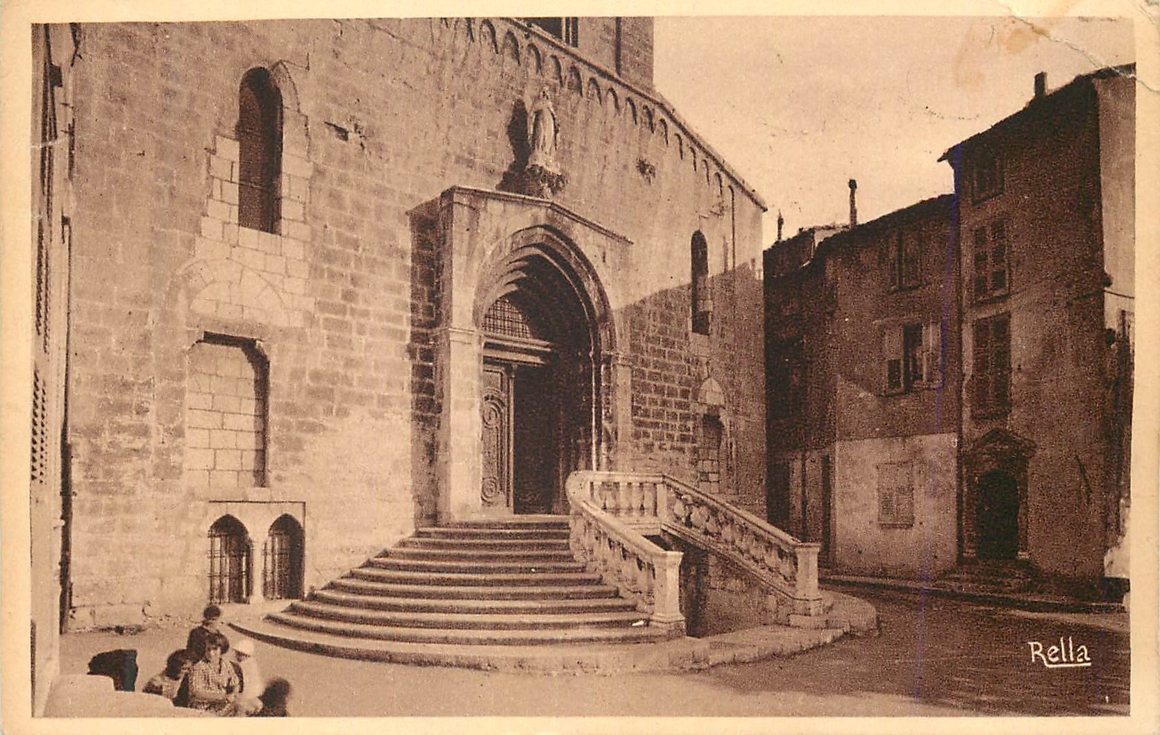 CPA 855 grasse(alpes maritimes) la cathedrale