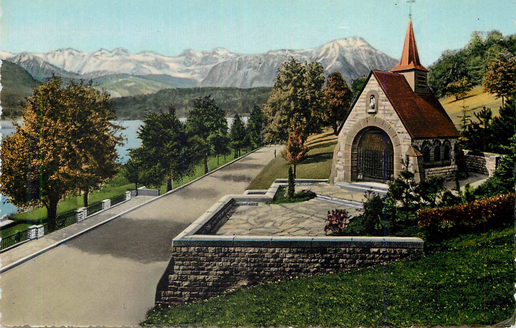 CPM Kussnacht a rigi (schweiz) gedachtniskapelle konigin astrid von belgien 29 8 1935