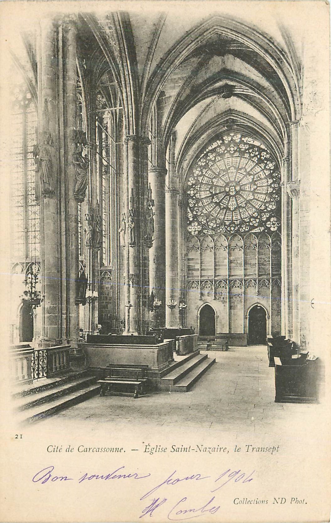 Cité de Carcassonne — Église Saint-Nazaire, le Transept — Collections ND Phot. n°21