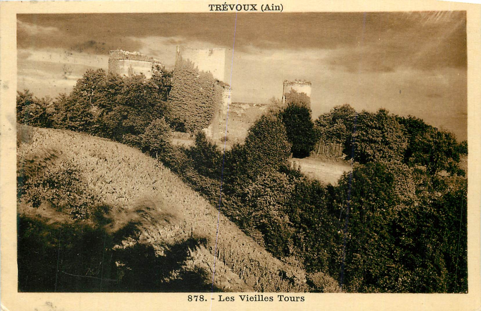 CPA Trevoux(ain) 878 les vieilles tours