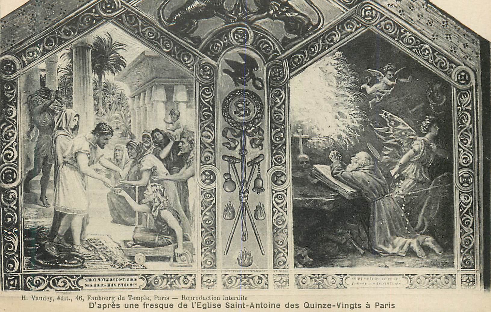 CPA Freque de l'eglise Saint Antoine des Quinze vingts a Paris