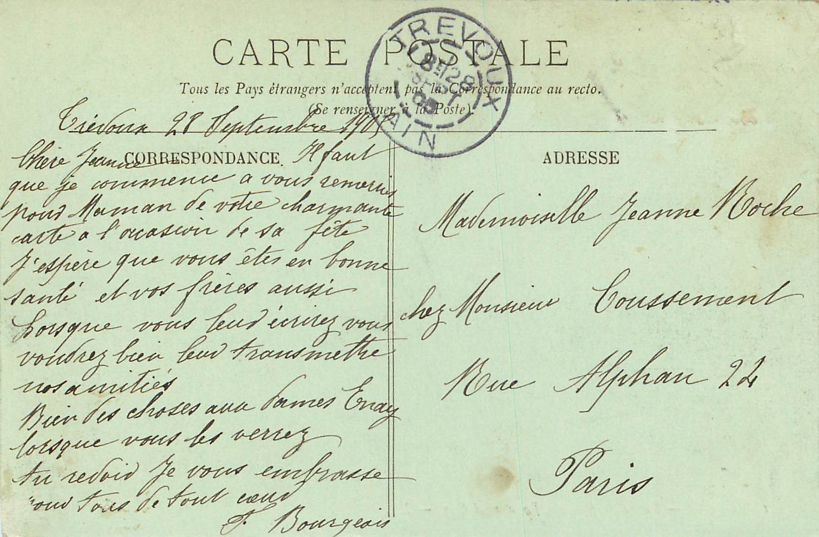 LYON — La Saône prise du Restaurant Gay — LL. — Rückseite