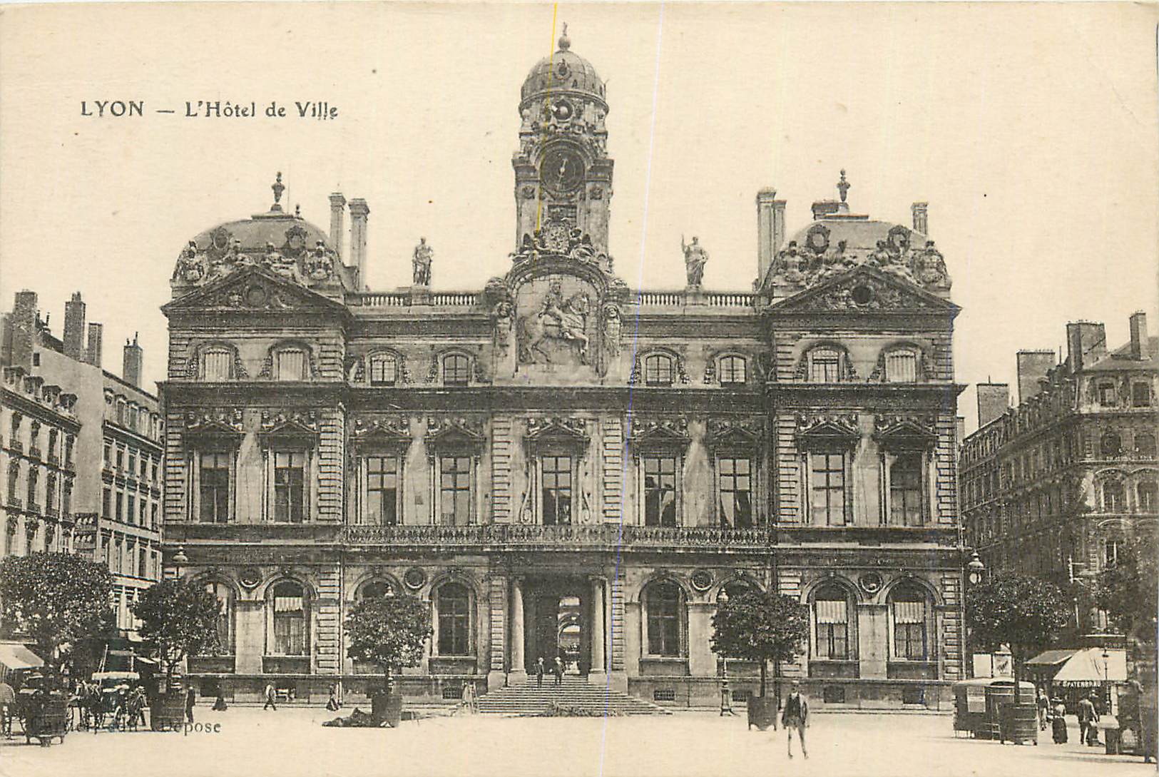 CPA Lyon l hotel de ville
