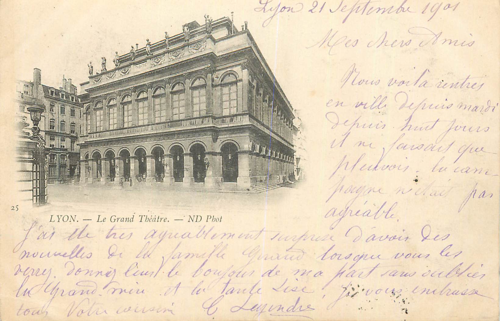 LYON — Le Grand Théâtre — ND Phot