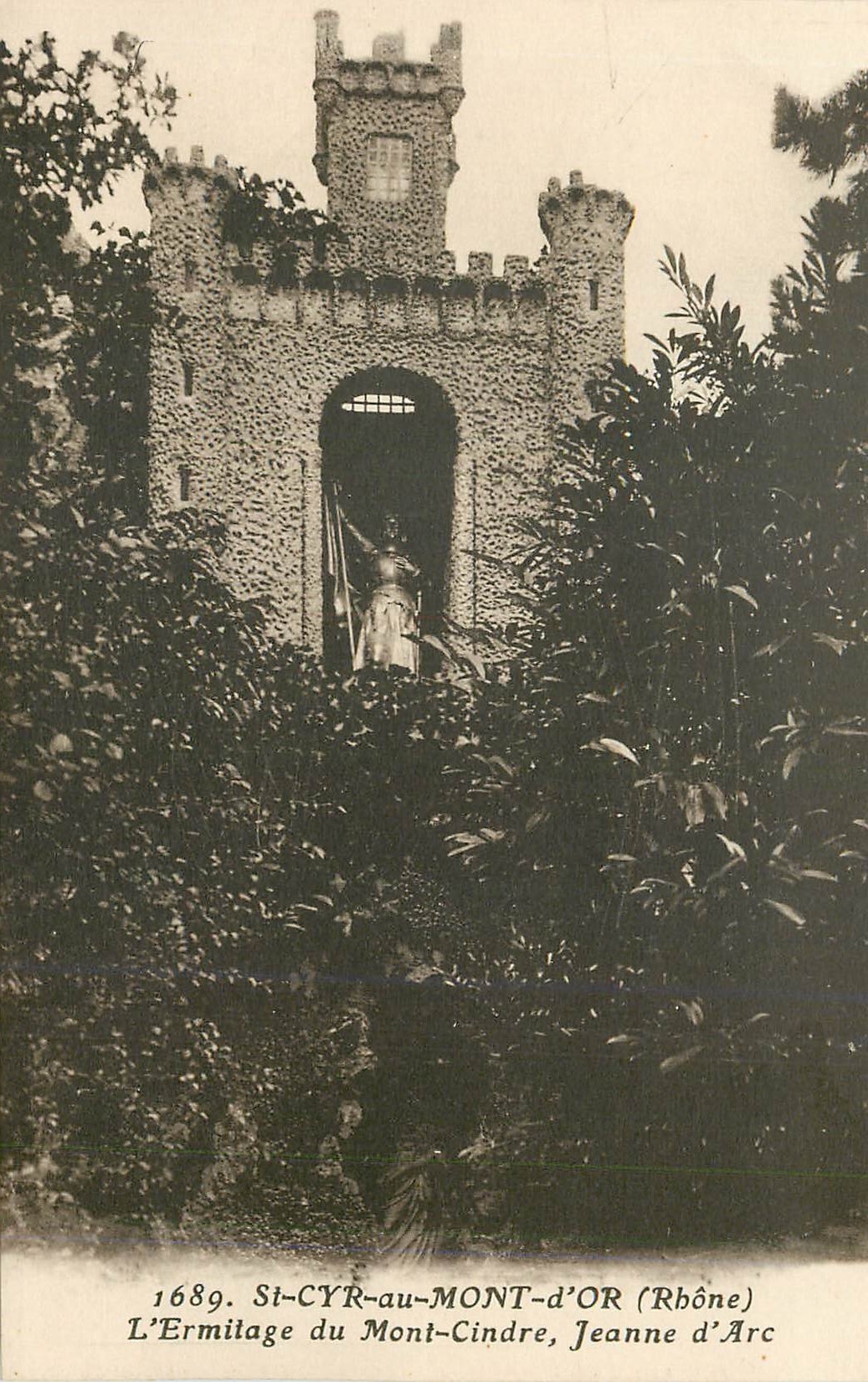 L'Ermitage du Mont-Cindre, Jeanne d'Arc — St-Cyr-au-Mont-d'Or (Rhône) — X. Goutagny, édit., 36, rue Victor-Hugo, Lyon