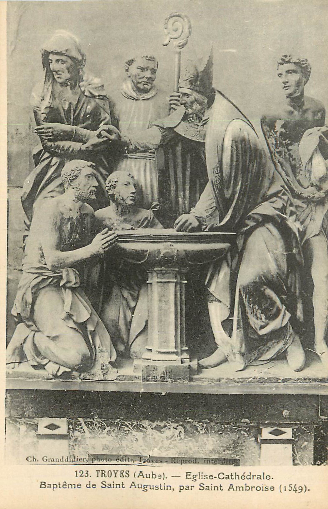 CPA Troyes cathedrale saint pierre et saint paul