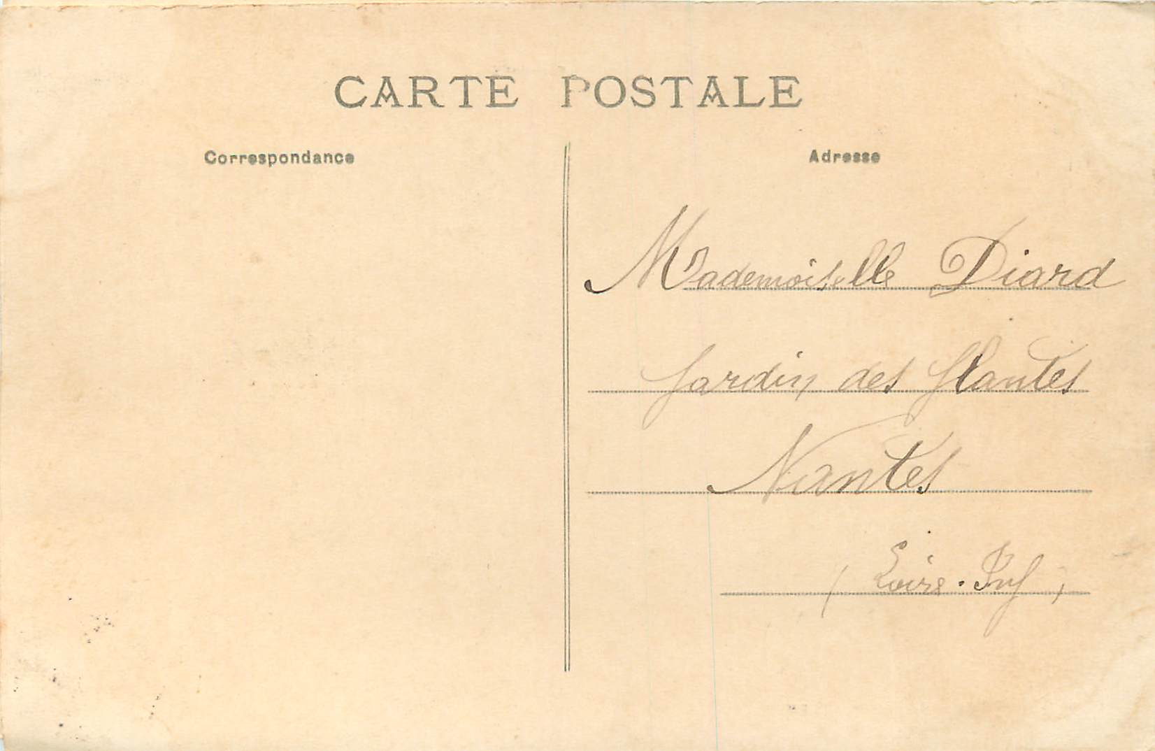 CPA Cognac le musee — Rückseite