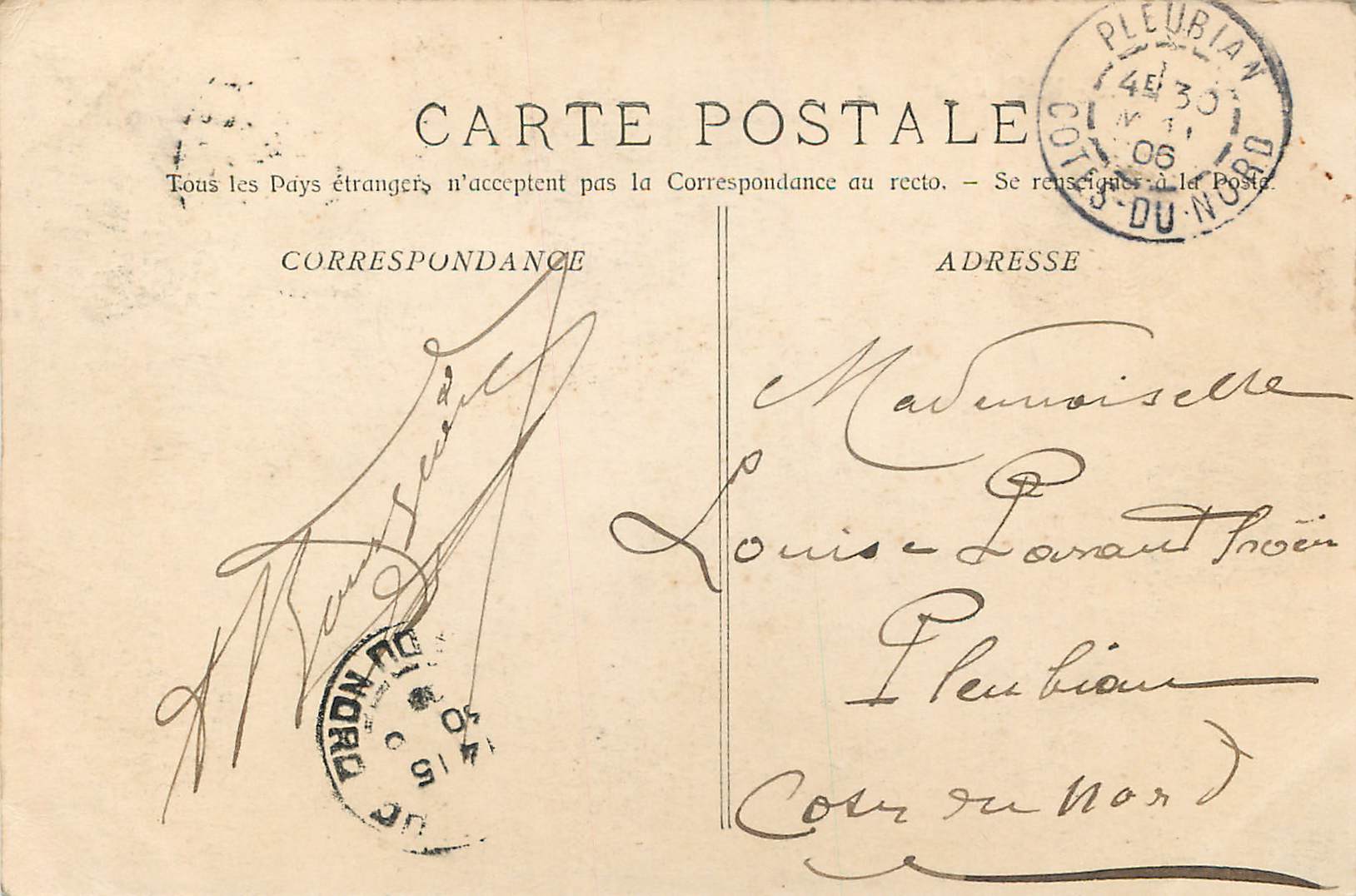 Marseille - N.-D. de la Garde — Éditeur E. Lacour, n°13 — Achterkant