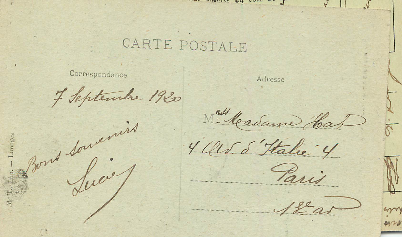 CPA Le morvan illustre les gorges de vieux dun — Rückseite