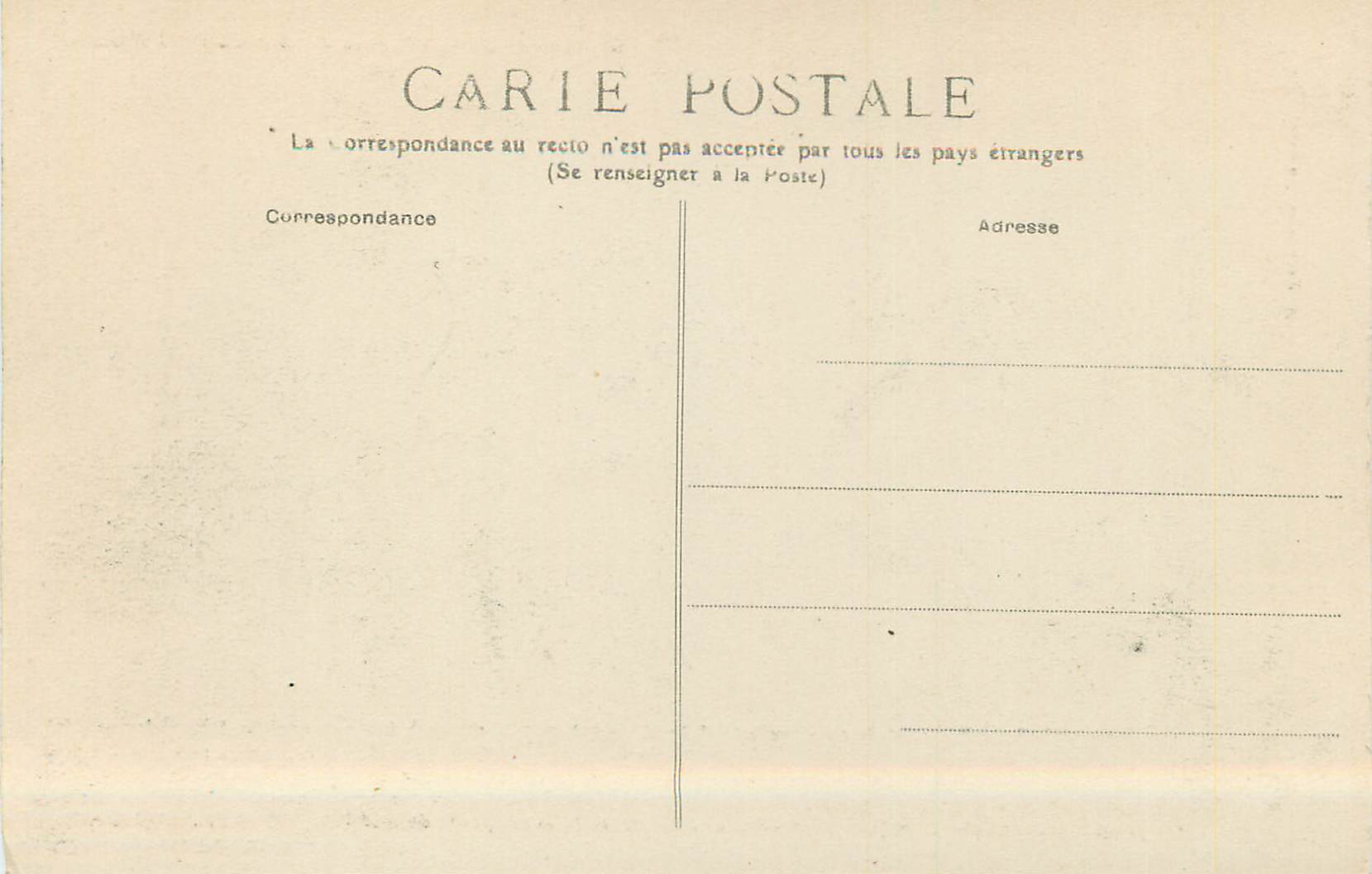 Château de CARLAT, près VIC-sur-CÈRE (XVe siècle) — Ordonnance du Roi — éditeur CARIE POSTALE — Rückseite